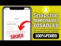How to fix Snapchat Login Temporarily Disabled 2023|Due to Repeated Failed Login Attempts Snapchat