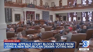 Federal judges block Texas from using its new US House map in the 2026 midterms