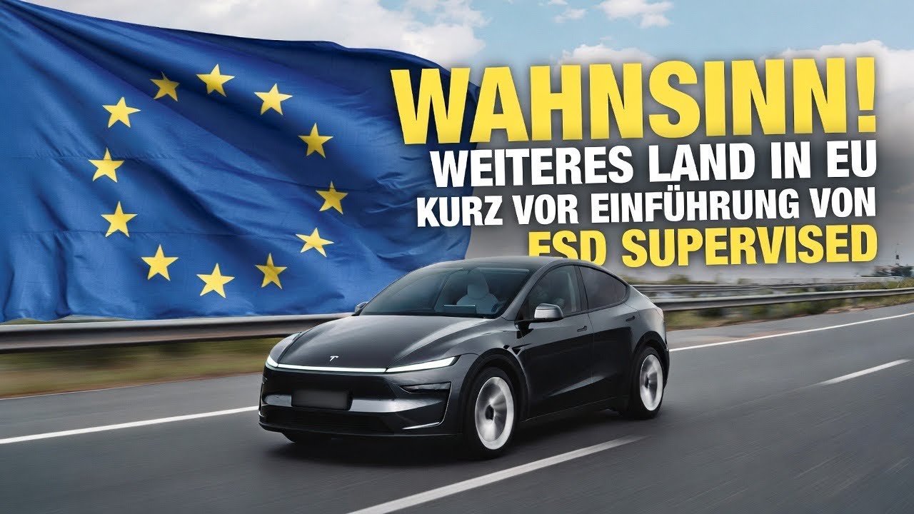 Tesla Wahnsinn! Nächstes Land in EU bekommt FSD Supervised? NEUES zum billigsten Model Y!