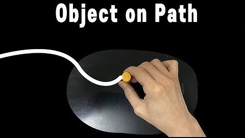Object that follows a curve (Geometry Nodes, Blender)