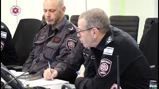 נציב כבאות והצלה לישראל רב טפסר אייל כספי הנחה על כניסת המערך לכוננות מלאה בשל ההתפתחויות הבטחוניות