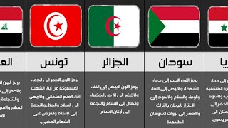 معاني ألوان أعلام الدول العربية - تعرف على معنى علم بلادك