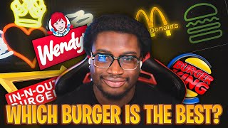 The BEST Fast Food Burger Tier List