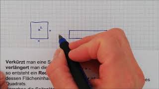 Gleichung Aus Der Geometrie - Quadrat Rechteck