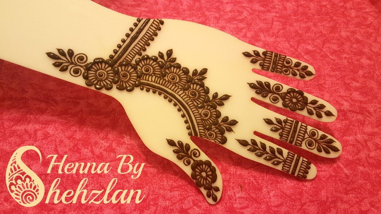 Henna By Shehzlan How To Henna Tutorial 101 Gulf Flowers YouTube