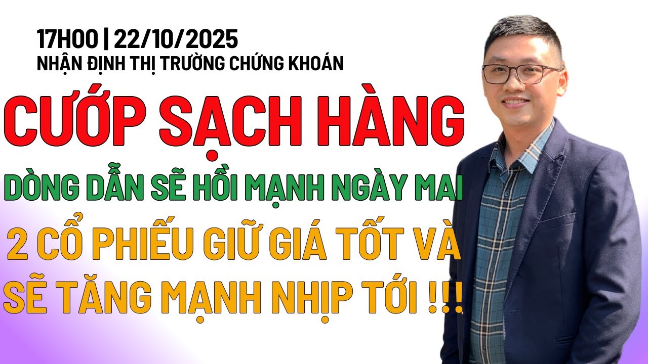 Chứng khoán hôm nay | Nhận định thị trường: VNINDEX CƯỚP SẠCH HÀNG, TOP CỔ PHIẾU SẮP NỔ