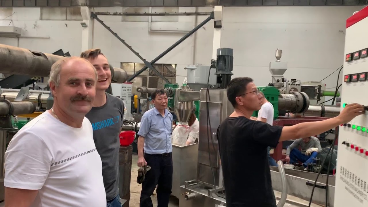 KOOEN ZL130-130 double stage pe pp film pelletizing machine/granulating line/recycling extruder