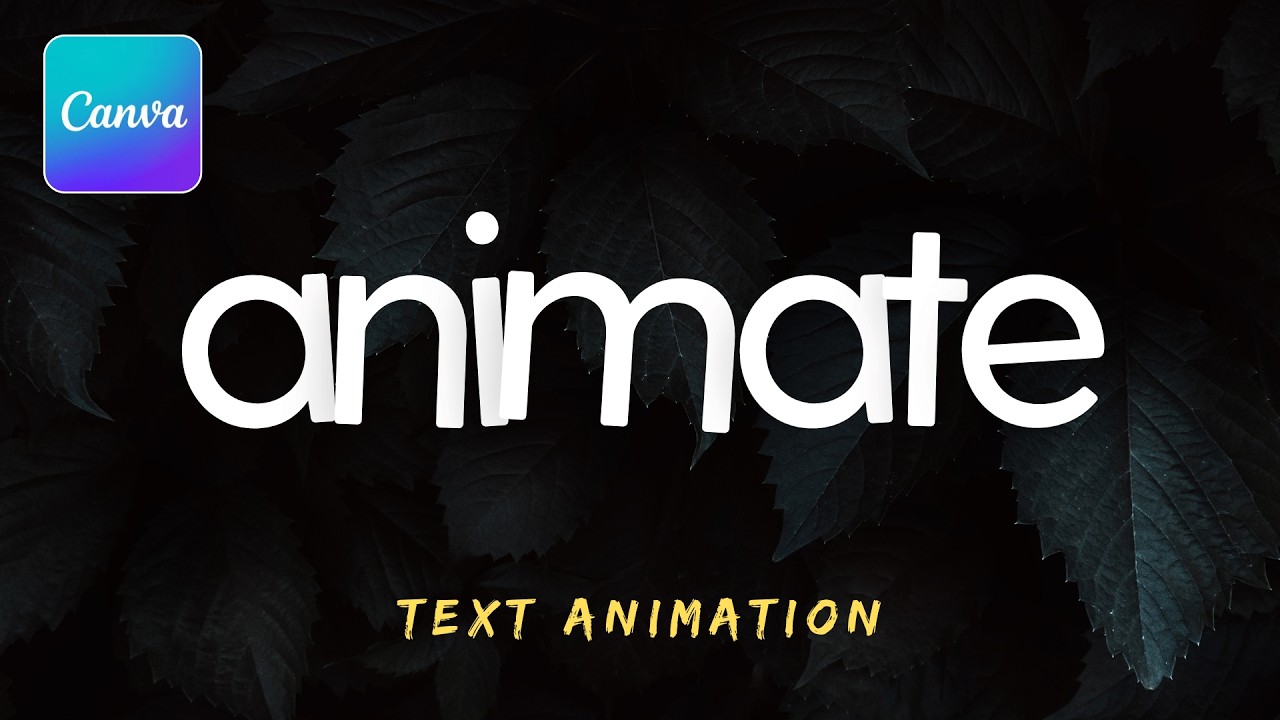 Make Eye-Catching Text Animation in Canva (Beginner Friendly)