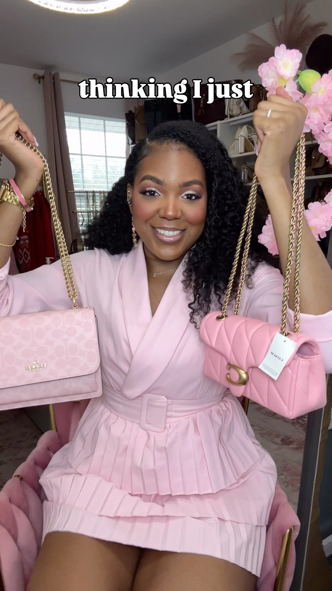 Flower Pink Tabby #CoachUnboxing - YouTube