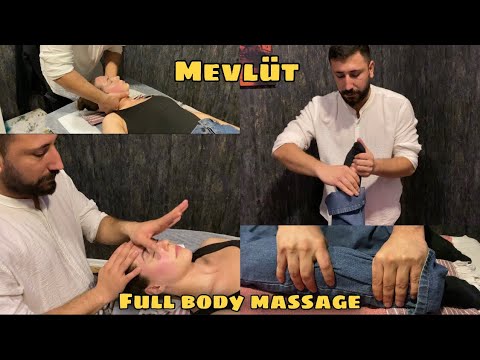 ASMR full body massage with a lot of CRACKS  by MEVLÜT