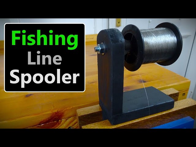 How to Make a Simple Fishing Line Reel Spooler (DIY Project) 