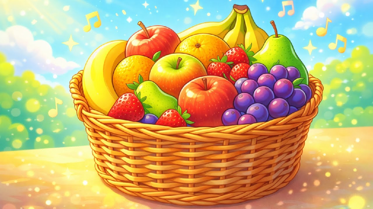 O Cesto de Frutas 🍎🍌🍇 (Música Infantil)