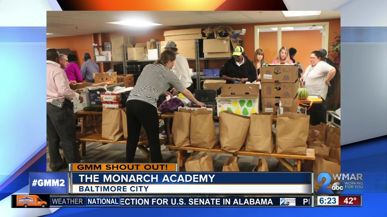 Good morning from students at The Monarch Academy!