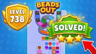 π΄ Beads Out Level 738 Walkthrough π§© | Solution & Gameplay (iOS/Android)
