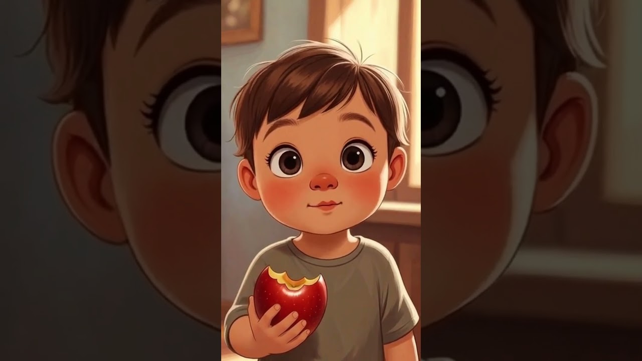 Kids learning vegetable and fruits 