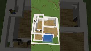 MODERN HOUSE | Tutorial Minecraft #shorts #minecraft #house #minecraftmemes #keşfet #memes #fypシ
