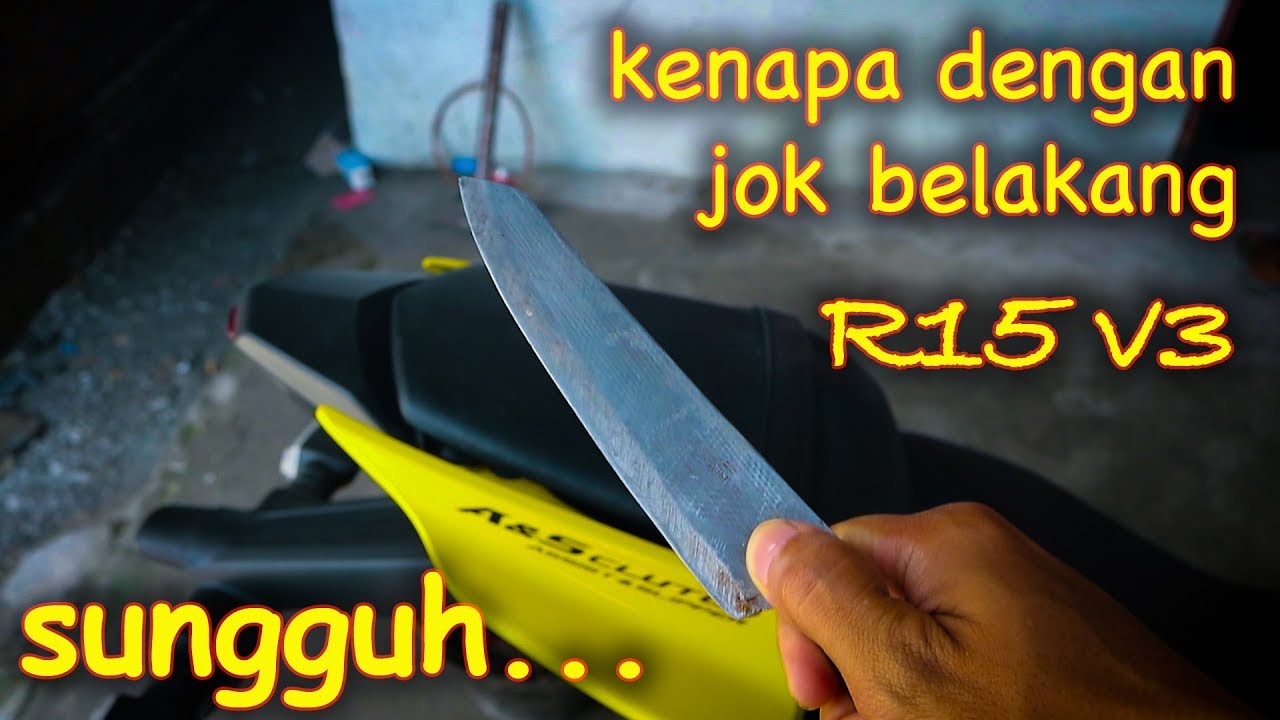 cara melepas JOK BELAKANG R15 V3 - YouTube
