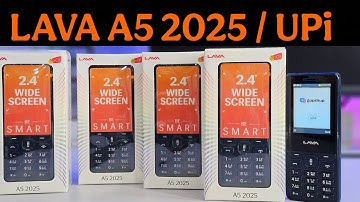 Lava A5 2025 #Proudlyindian || Unboxing || Review || Big Display Feature Phone