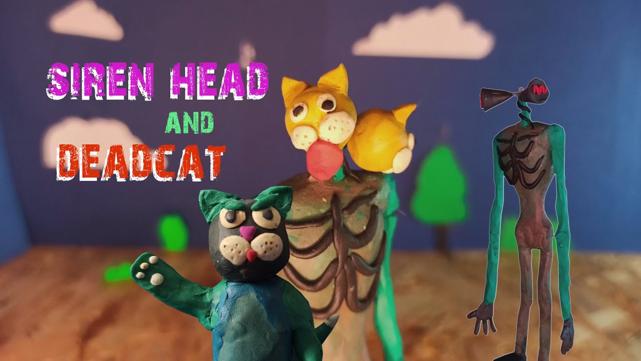 SIREN HEAD and CAT Horror | a Stop motion Animation Cartoon