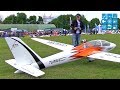 Mdm 1 fox turbee rc turbine glider aerobatic flight lukas nakir multiplex airshow bruchsal 2015