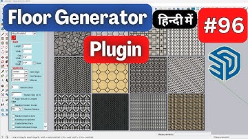 How to Use Floor Generator Plugin in SketchUp | Part 96 | Best Plugin to Generate Floors in SketchUp