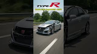 Evolution of the Honda Civic Type R!#evolution #car #civic #typer #shorts #honda