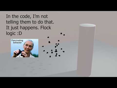 Boids Algorithm With My Own Game Engine (OP Engine)