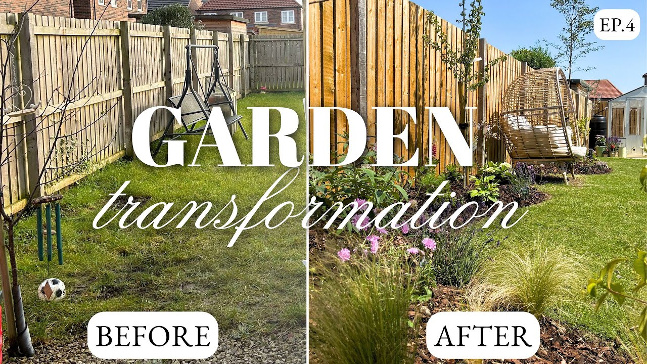 Our HUGE new build garden transformation | cottage style garden, adding borders & character | ep.4