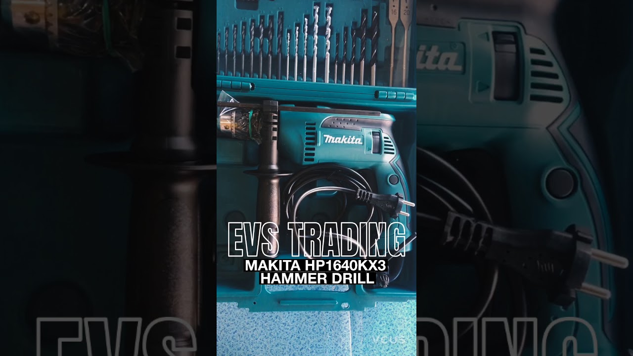 MAKITA HAMMER DRILL HP1640KX3 - YouTube