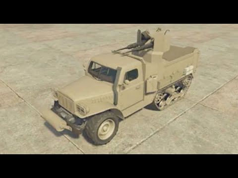 Gta 5 Half Track قراند 5 تعديل سيارة - YouTube