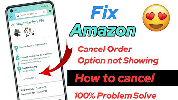 Amazon cancel order option not Available | amazon par order cancel nahi ho raha hai to kya karen
