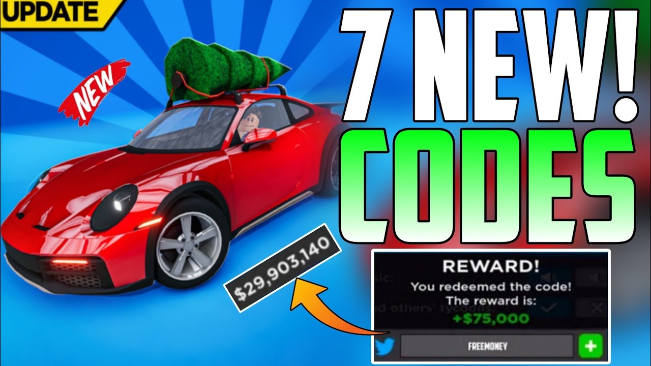 Roblox Car Dealership Tycoon Codes (December 2023) - Car Dealership Tycoon  Cash Codes - Gamer Journalist