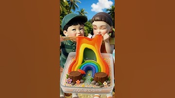 Squid Game AI Edible Slime Rainbow ASMR #squidgame #squidgame2 #ai #asmr