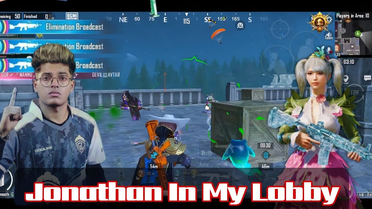 JONATHAN Vs Me 1v1 intense fight 🥵In Livik#bgmi @JONATHANGAMINGYT - YouTube