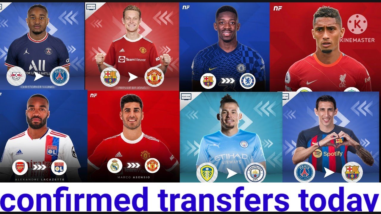 LATEST CONFIRMED TRANSFERS NEWS TODAY. 2022 YouTube