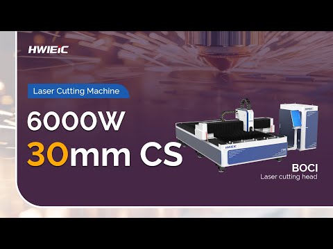 【HWlEiC】F3015 6KW Raycus Laser Cutting Machine cut 30mm Carbon Steel