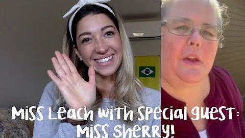 Miss Leach with Special Guest: Mrs. Sherry!