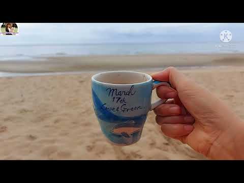 ชงกาแฟดื่ม นั่งดื่มกับวิวทะเล สวยๆ ที่เดอะบีช รีสอร์ท ทับสะแก ดีมาก #ทับสะแก #เที่ยวทะเล #ประจวบ
