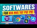 SOFTWARES [] KVS-NVS TIER 1[] ICT CLASS-2 OF 10 DAY CRASH COURSE FOR TGT PGT PRT