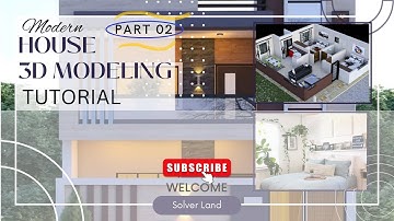 Modern House 3D Modeling in 3ds Max Tutorial - Part 02 | How is Modeling Walls | Start 3Ds Max