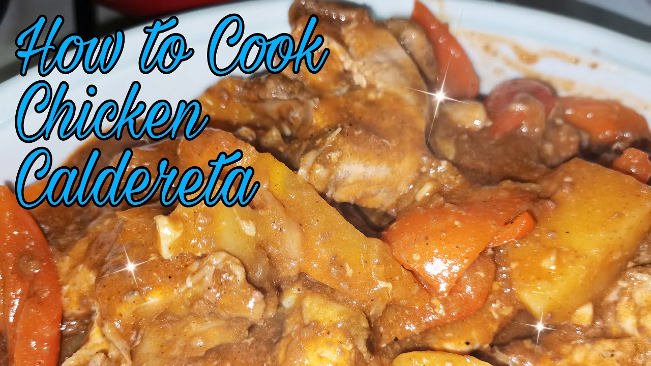 How to Cook Chicken Caldereta Homemade Recipe YouTube