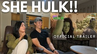 SHE HULK ATTORNEY AT LAW OFFICIAL TRAILER! (Couple Reacts)