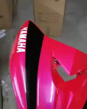 Coverset HLD Rainbow Red sticker siap tanam clear 2k