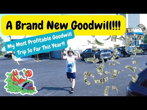 We went to a BRAND NEW Goodwill!! It was my most profitable Goodwill trip so far this year!!