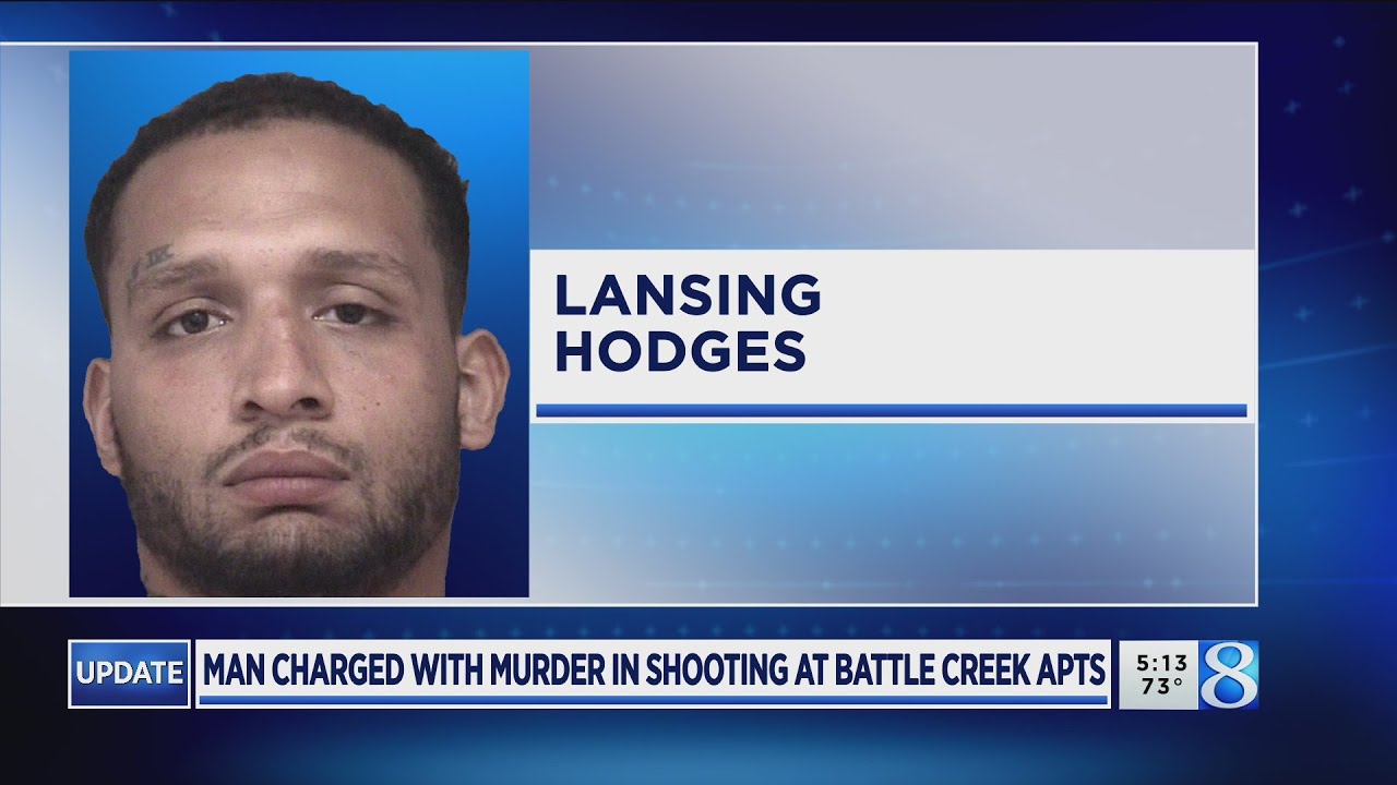 Man charged with murder in shooting at Battle Creek apts - YouTube