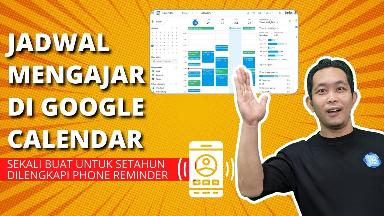 Cara membuat Jadwal Pelajaran di Google Calendar Dengan Notifikasi
