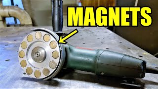 Can Magnets Turn Grinder into Induction Stove? Science Experiment with Magnets!