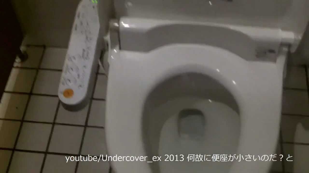 トイレの便座が小さいのが最近の主流なのか と 13 02 Youtube
