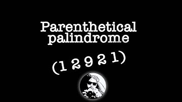 Parenthetical Palindrome