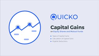 Capital Gains from Equity Shares \& Mutual Funds : Income Tax Calculations and Deductions | Quicko